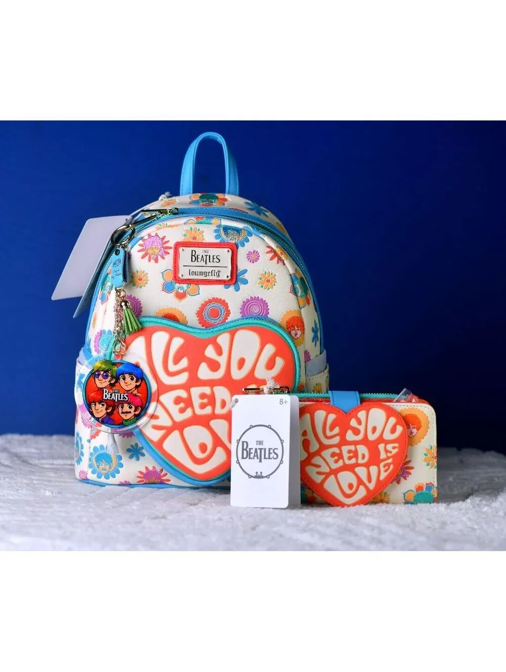 Loungefly The Beatles Mini Backpack & Wallet Set | NWT